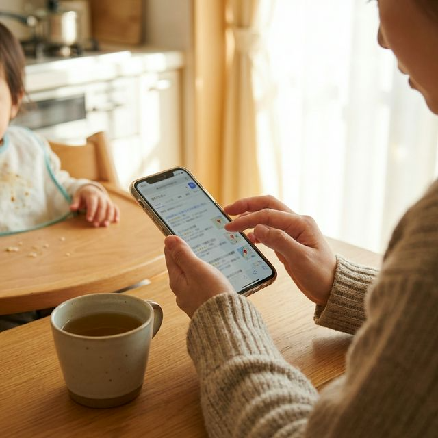 碧南で子連れジムを検索するママ